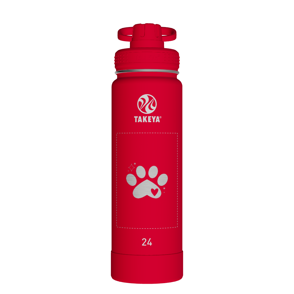 Actives Water Bottle With Spout Lid - customized