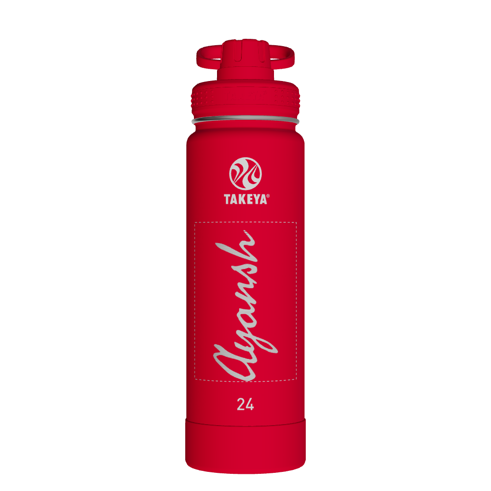 Actives Water Bottle With Spout Lid - customized