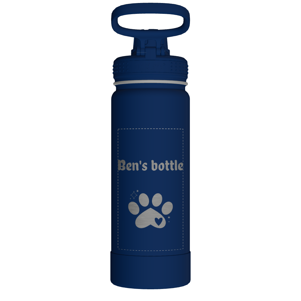 Actives Water Bottle With Spout Lid - customized