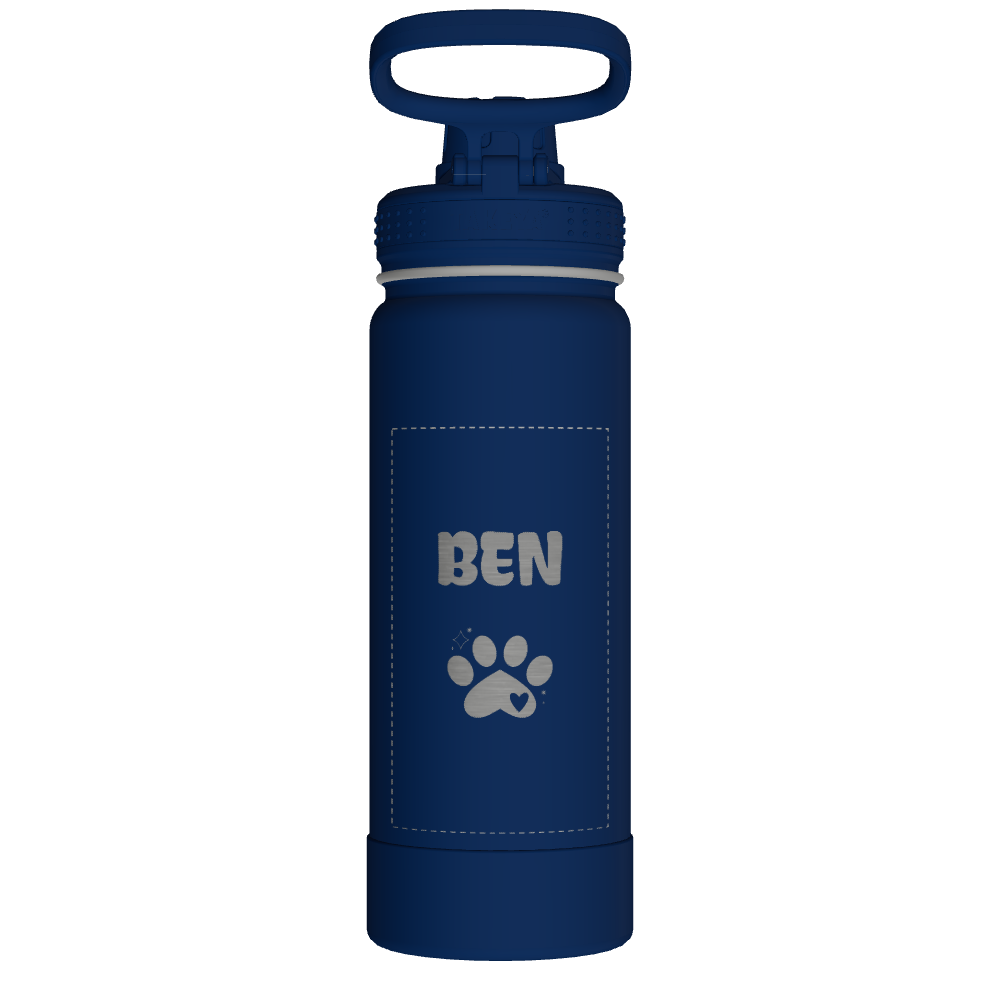 Actives Water Bottle With Spout Lid - customized