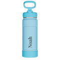 Actives Kids Glow In The Dark Water Bottle With Straw Lid - customized
