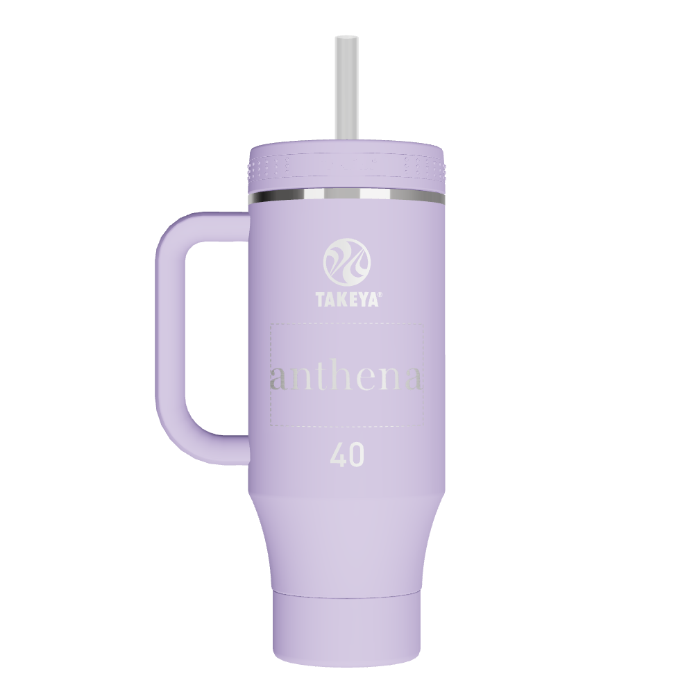 Straw Tumbler With Handle - customized